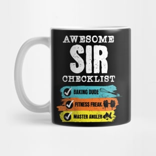 Awesome sir checklist Mug